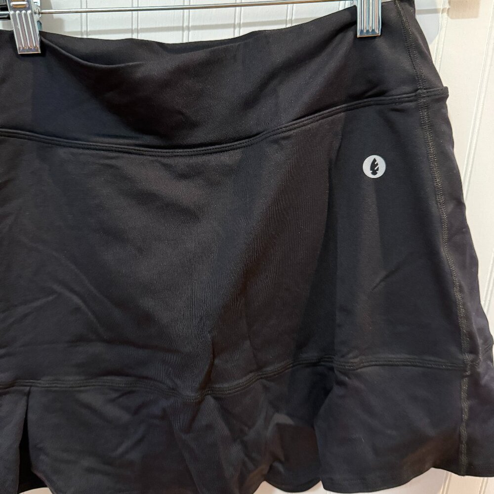 DONA JO Skort Pickleball Tennis ACtive Wear Black Size 2 LARGE EUC